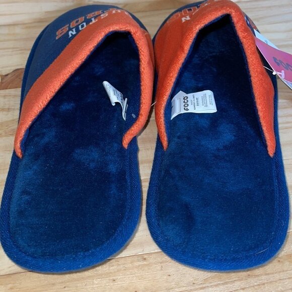 New FOCO Houston Astros Slippers Size 11-12 - Picture 3 of 4